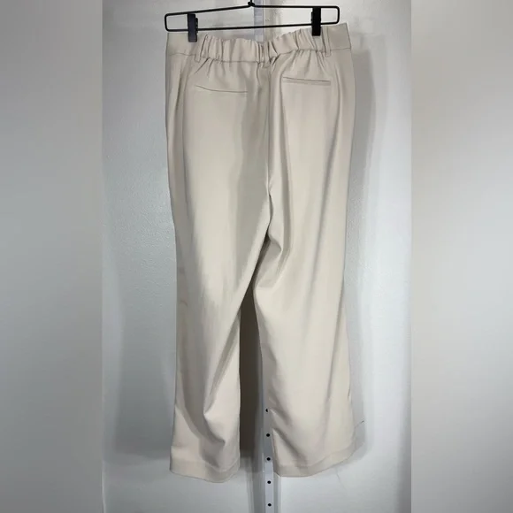 Quince Stretch Crepe Pleated Wide‎ Leg Pants Sand size 8 - Picture 7 of 10